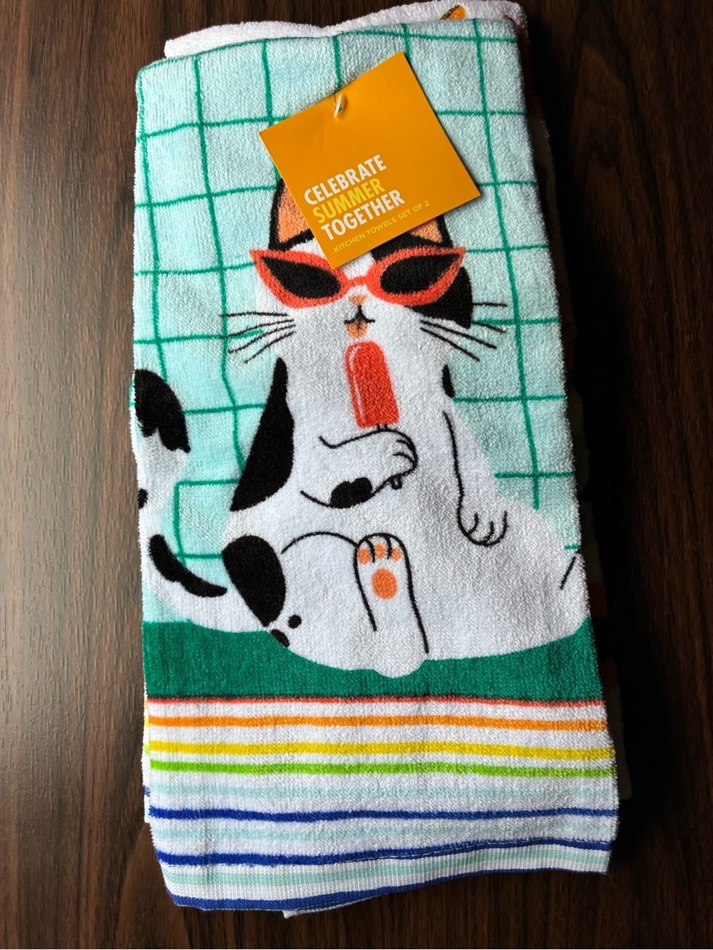 Cat Hand Towels for Kitchen or Bathroom 🧡🐈🧡🐈🧡